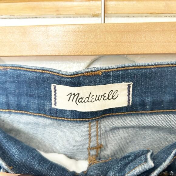 Madewell 10" High Rise Skinny Jeans Hanna Wash Stretch Denim Button Fly Size 27 - Picture 6 of 9